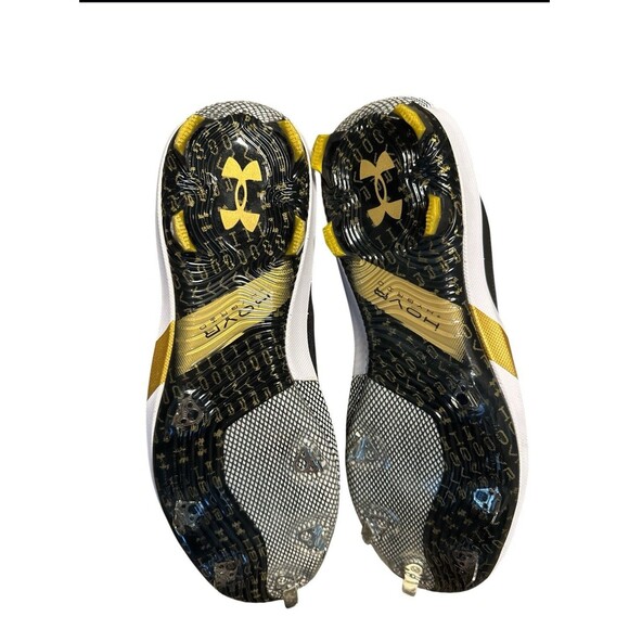 UA Under Armour Harper 6 Low ST Baseball Cleats Black Gold Mens 13 New HOVR main image 6